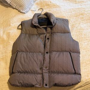 Gray Women's Puffer Vest